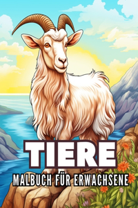 Tiere - Malbuch für Erwachsene