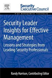 Security Leader Insights for Effective Management