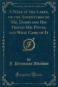 A Week at the Lakes, or the Adventures of Mr. Dobbs and His Friend Mr. Potts, and What Came of It (Classic Reprint)