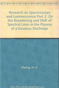 Research on Spectroscopy and Luminescence