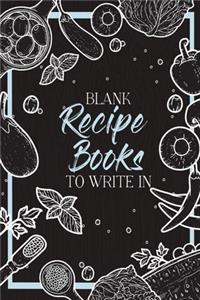 Blank Recipe Books To Write In