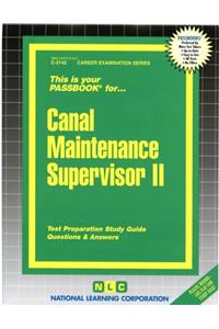 Canal Maintenance Supervisor II