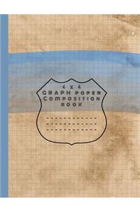 4 x 4 graph paper composition book