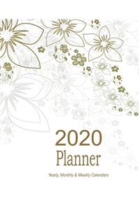 2020 Planner - Yearly, Monthly and Weekly Calendars