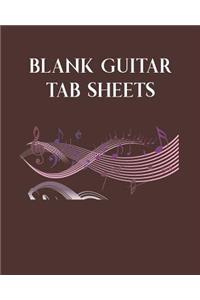 Blank Guitar Tab Sheets