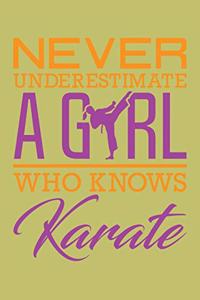 Never Underestimate A Girl Who Knows Karate