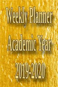 Weekly Planner Academic Year 2019-2020
