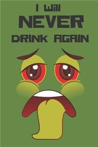 i Will Never Drink Again