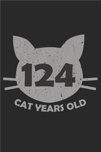 124 Cat Years Old