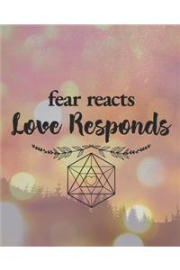 Fear Reacts, Love Responds