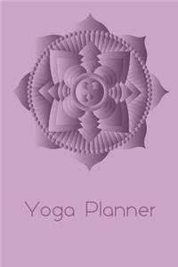 Yoga Class Planner Violet Lotus Mandala