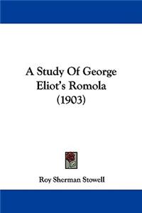 Study Of George Eliot's Romola (1903)