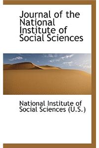 Journal of the National Institute of Social Sciences