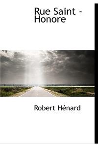 Rue Saint -Honore