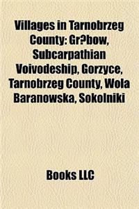 Villages in Tarnobrzeg County