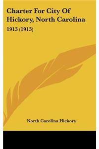 Charter for City of Hickory, North Carolina