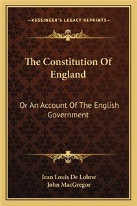 The Constitution Of England