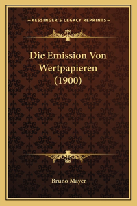 Emission Von Wertpapieren (1900)