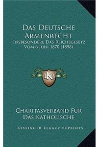 Das Deutsche Armenrecht