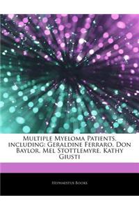 Articles on Multiple Myeloma Patients, Including