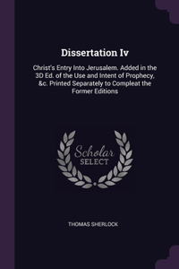 Dissertation Iv