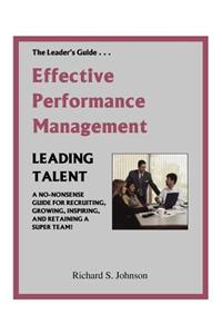 Effective Performance Management