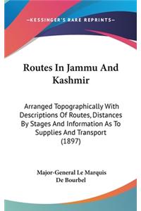 Routes In Jammu And Kashmir