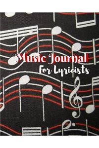 Music Journal For Lyricists