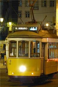 White and Yellow Tram in Lisbon Portugal Journal