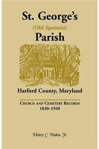 St. George's (Old Spesutia) Parish, Harford County, Maryland