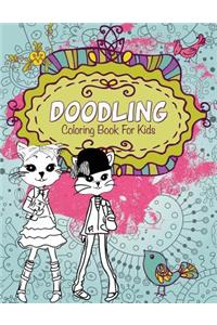 Doodling Coloring Book for Kids