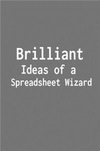 Brilliant Ideas of a Spreadsheet Wizard