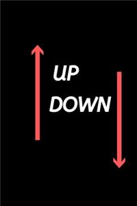 Up And Down - GYM LOG Notebook