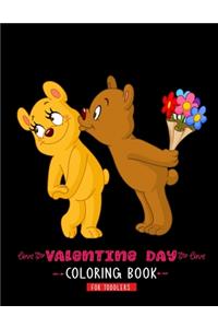 Valentine Day Coloring Book For Toddlers