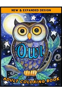 Owl ADULT COLORING BOOK