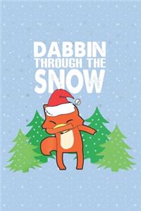 Dabbin through the snow