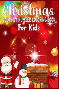 Christmas Color By Number Coloring Book For Kids