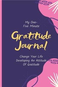 My 1-5 Minute Daily Gratitude Journal For Busy Women