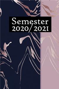 Semester 2020 / 2021: Semesterplaner für das Jahr 2020 und 2021 Band 4 zum Planen und Organisieren für Dein Semester
