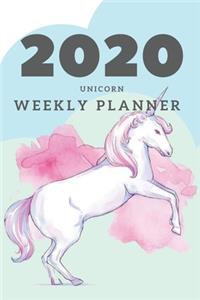 2020 Unicorn Weekly Planner: Unicorn gifts for girls; Unicorn gifts for women; 2020 calendar; 2020 planner; 2020 diary; 2020 pocket planner: 6 x 9 2020 pocket weekly planner