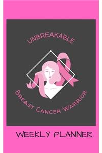 Breast Cancer Warrior Weekly Planner