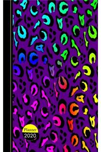 Colorful Modern Leopard Skin Pattern Design