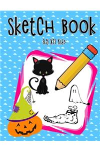 Sketch Book 8.5 X11 Kids: Beginning Sketching Books For Kids - Largest Sketch Book Lovers To Halloween Gifts For Kids Under 10 Idea