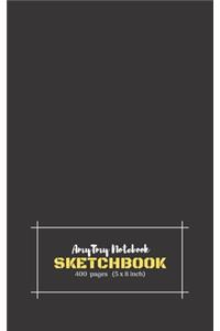 AmyTmy Notebook - Sketchbook - 400 pages - 5 x 8 inch - Matte Cover