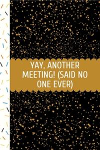 Yay, Another Meeting!