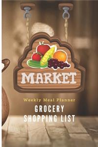 Weekly Meal planner Grocery Shopping list Your Favorite shopping Journal for Weekly Grocery Lists and planner Shopping Checklist
