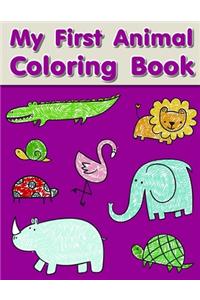 My First Animal Coloring Book