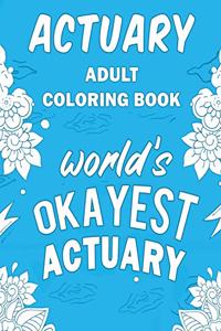 Actuary Adult Coloring Book