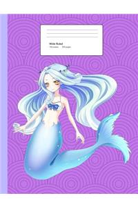 Mermaid Composition Notebook Wide Ruled