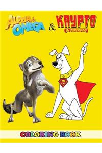 Alpha and Omega and Krypto the Superdog Coloring Book